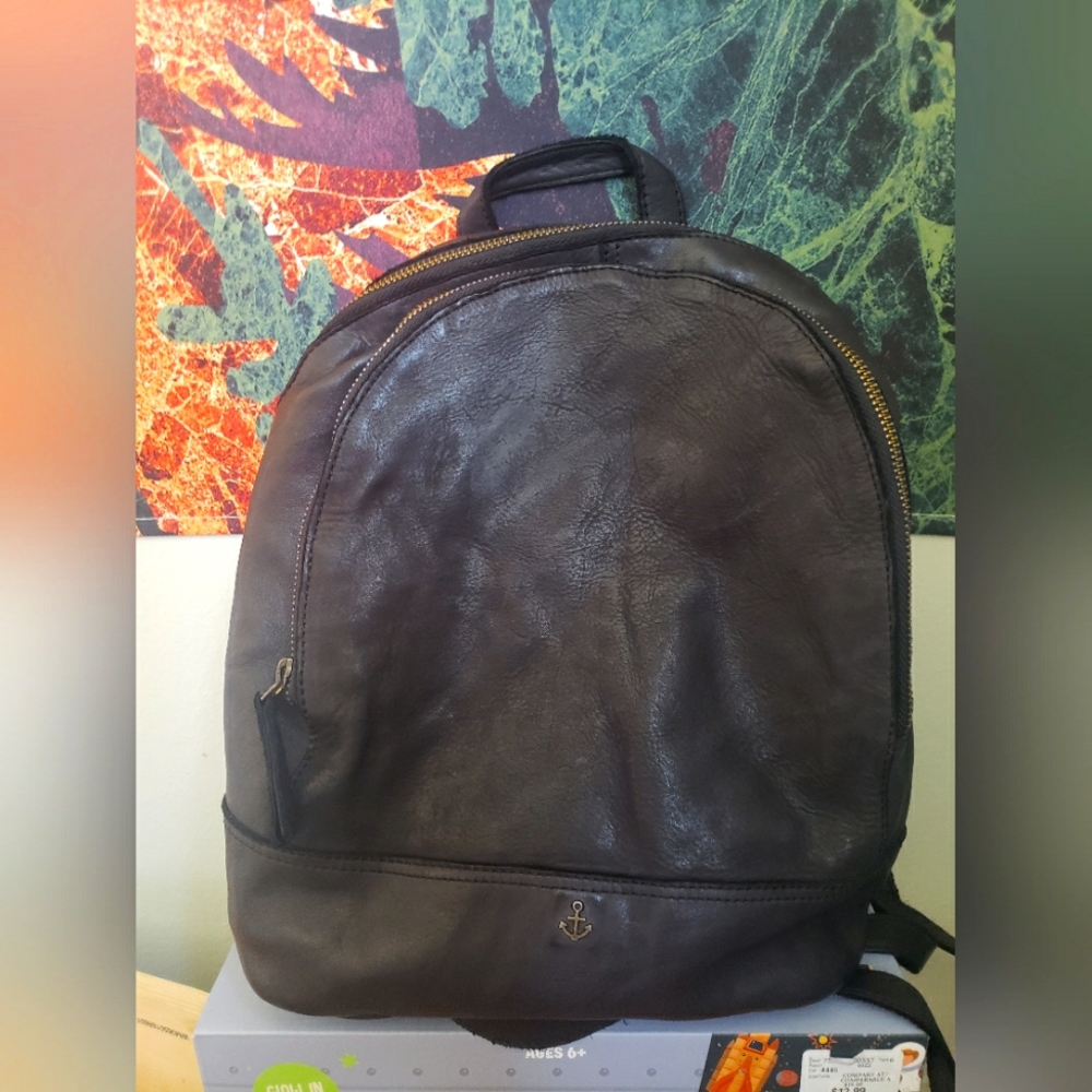 Brand new with tag Harbour 2nd all leather mini backpack